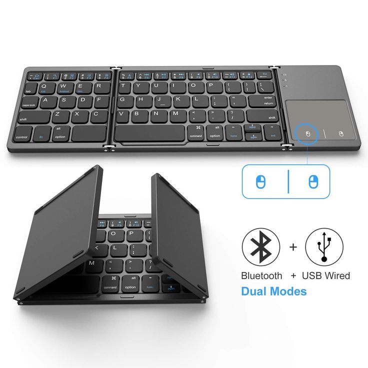 Clavier Bluetooth Pliable 3-en-1 ⚡