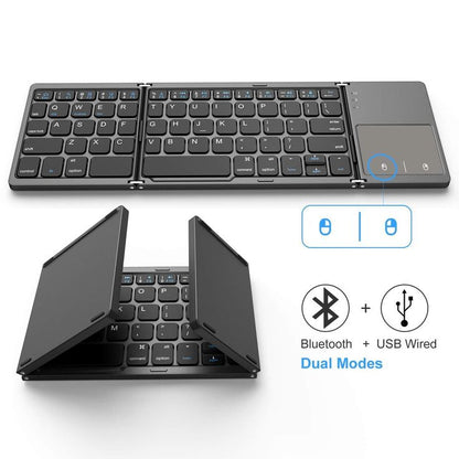 Clavier Bluetooth Pliable 3-en-1 ⚡