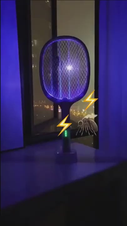 Raquette Électrique Anti-Moustiques ⚡
